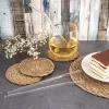 Brčko borosil. sklo nápojové zahnuté 4 ks 20 cm+kartáček