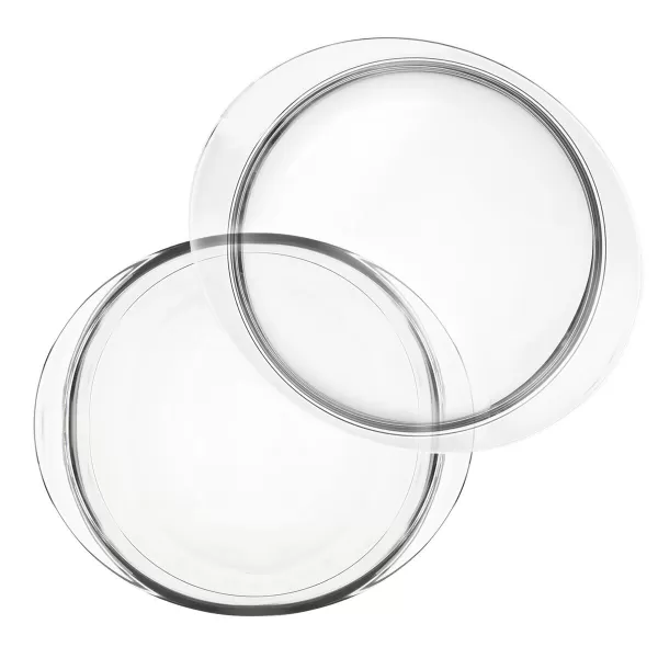 Pekáč borosil. sklo kulatý pr. 23 cm, 26,5x11 cm víko