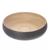 Mísa točený bambus servír. pr. 30 cm šedá