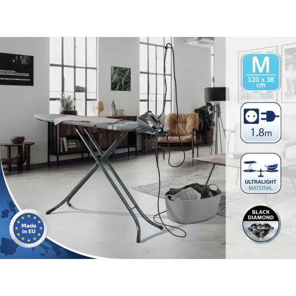 Žehlicí prkno IRONING BOARD AIR BOARD M Black Plus LEIFHEIT 72486