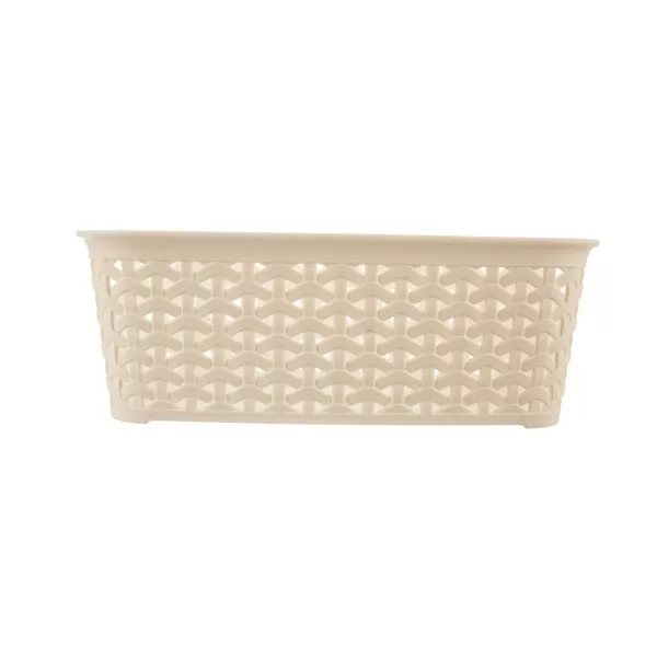 Košík UH RATAN Hobby 26x19x9 cm krémová