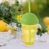 Pohár UH víčko+brčko Fresh lime 0,5 l