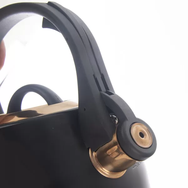 Čajník nerez píšť. Rose gold 3 l