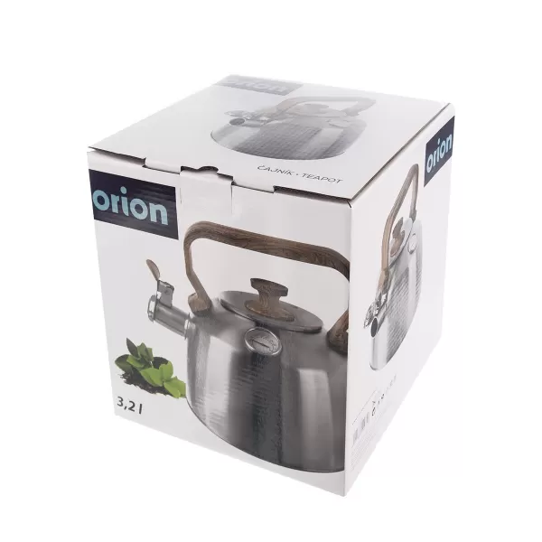 Čajník nerez píšť. s teploměrem 3,2 l