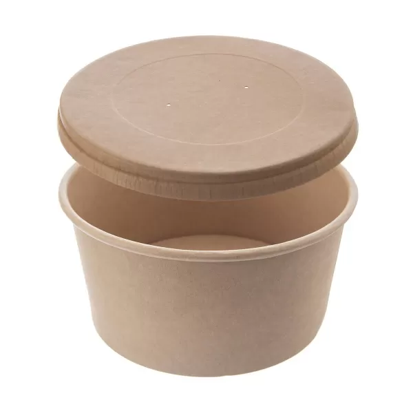 Miska papír/PE TURA+víko pr. 14,5 cm 5 ks