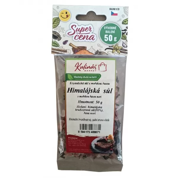 Koření Himalájská sůl 50g - náplň do mlýnku