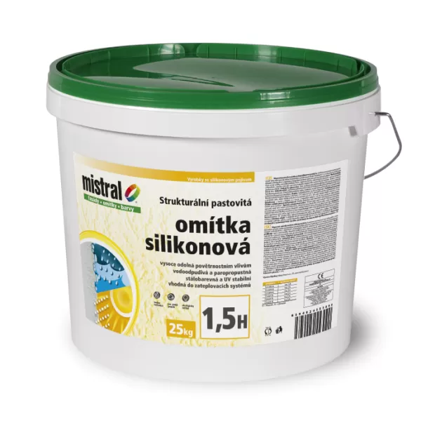 MISTRAL Silikon omítka 1,5H 25kg