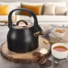 Čajník nerez píšť. Rose gold 3 l