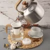 Čajník nerez píšť. s teploměrem 3,2 l