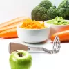 Mačkadlo nerez/dřevo na brambory mini