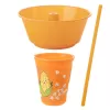 Pohár UH s miskou Snack kukuřice+brčko 0,55 l