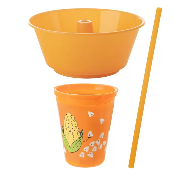 Pohár UH s miskou Snack kukuřice+brčko 0,55 l