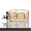 Láhev sklo/kov+kohoutek do lednice 3,5 l