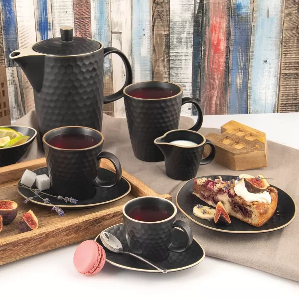 Hrnek kamenina+podšálek espresso TEA TIME 0,1 l