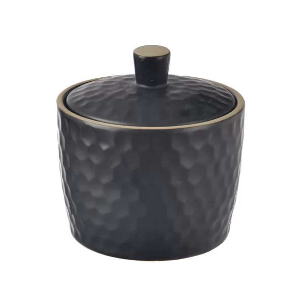 Cukřenka kamenina s víkem TEA TIME pr. 10 cm