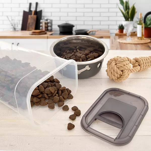 Dóza UH dávkovací GREY Pantry 3,2 l zas. víčko, šedá