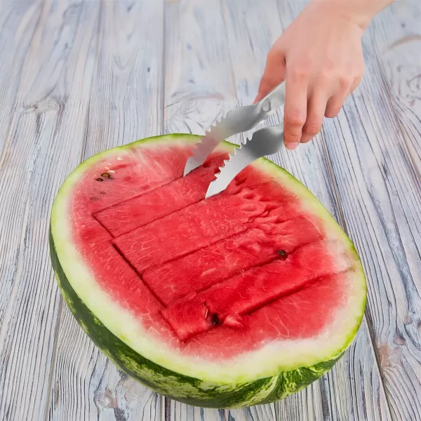 Vykrajovač na meloun nerez kostky