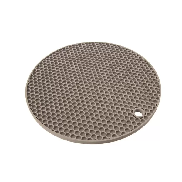 Podložka pod hrnec silikon pr. 17,8 cm káv. hnědá