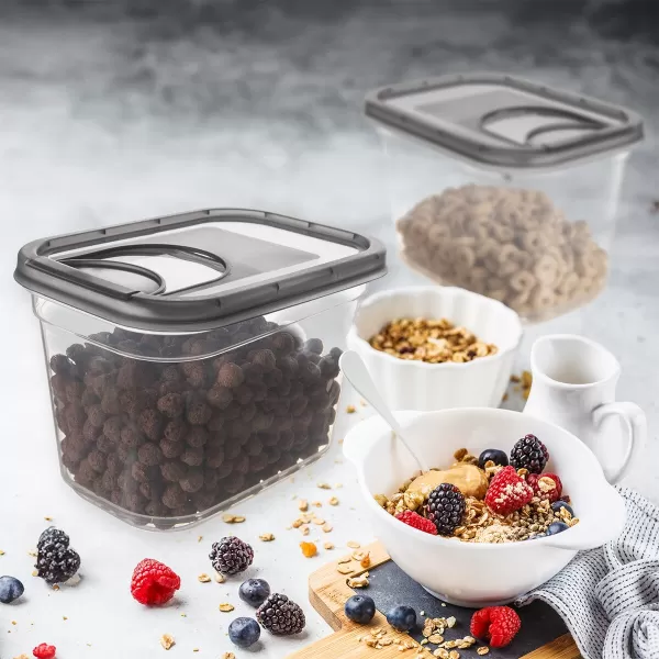 Dóza UH dávkovací GREY Pantry 1,3 l zas. víčko, šedá