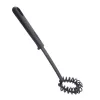 Metla šlehací termoplast PBT BLACKLINE zkosená 28 cm