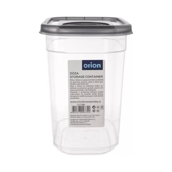 Dóza UH dávkovací GREY Pantry 2 l zas. víčko, šedá