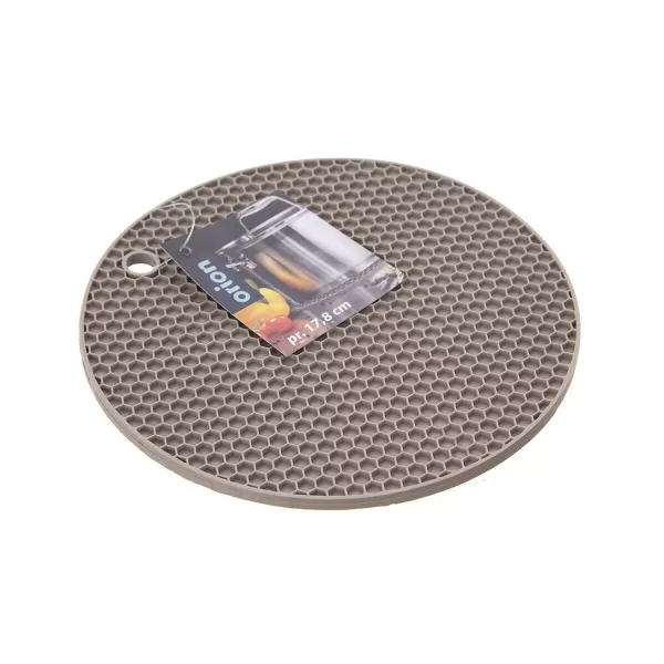 Podložka pod hrnec silikon pr. 17,8 cm káv. hnědá