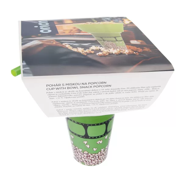 Pohár UH s miskou Snack+brčko 0,55 l