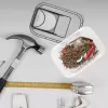 Dóza UH dávkovací GREY Pantry 1,3 l zas. víčko, šedá