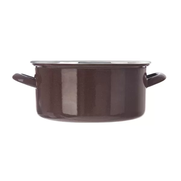 Kastrol smalt BROWN Lem 5 l