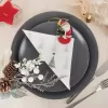 Ubrousek papír STROMEK 20 ks 33x33 cm stříbrná