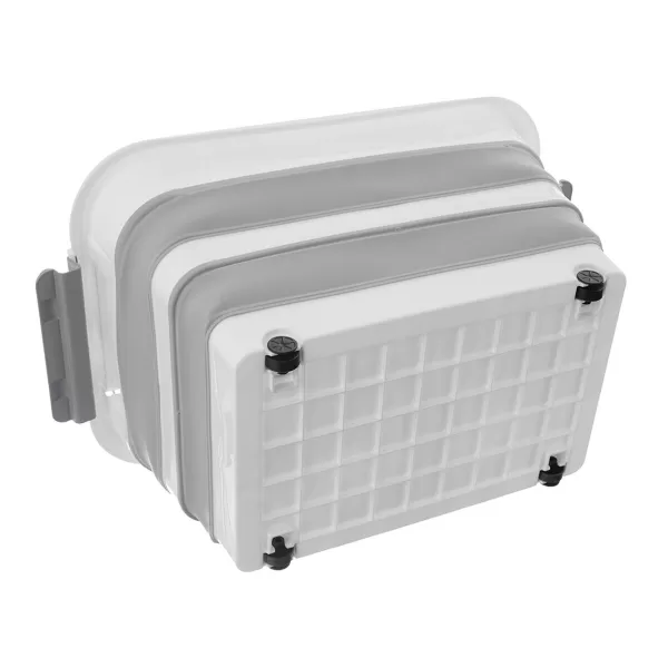 Box silikon/UH KEMP skládací, kolečka+víko 30 l