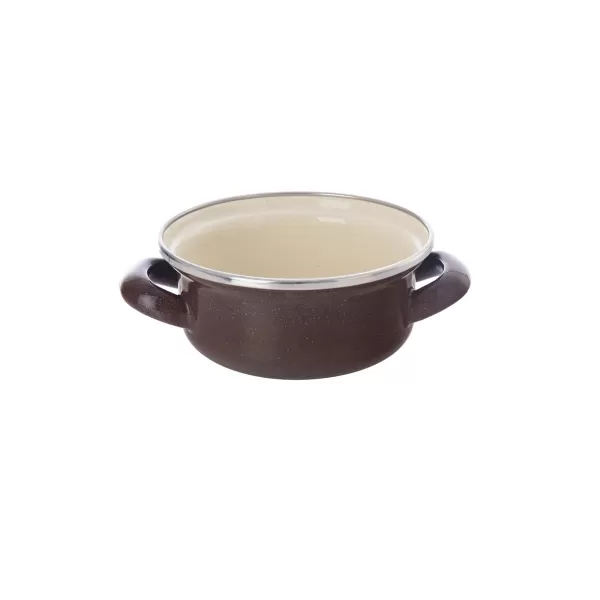 Kastrol smalt BROWN Lem 0,65 l