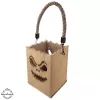 Svícen dřevo MANGO Halloween