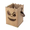 Svícen dřevo MANGO Halloween