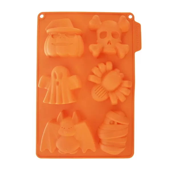 Forma silikon Halloween mix 6 oranžová