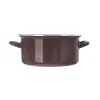 Kastrol smalt BROWN Lem 4 l