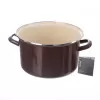 Hrnec smalt BROWN Lem 6,5 l