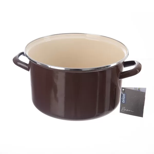 Hrnec smalt BROWN Lem 6,5 l