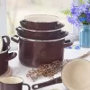 Hrnec smalt BROWN Lem 2 l