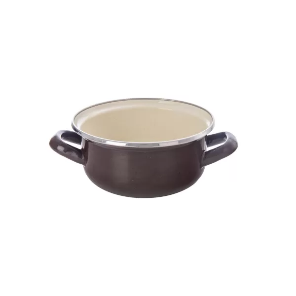 Kastrol smalt BROWN Lem 1 l