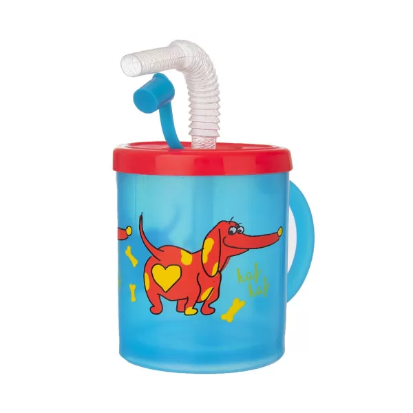 Hrnek UH dětský+pítko Rubby-pejsek 0,3 l