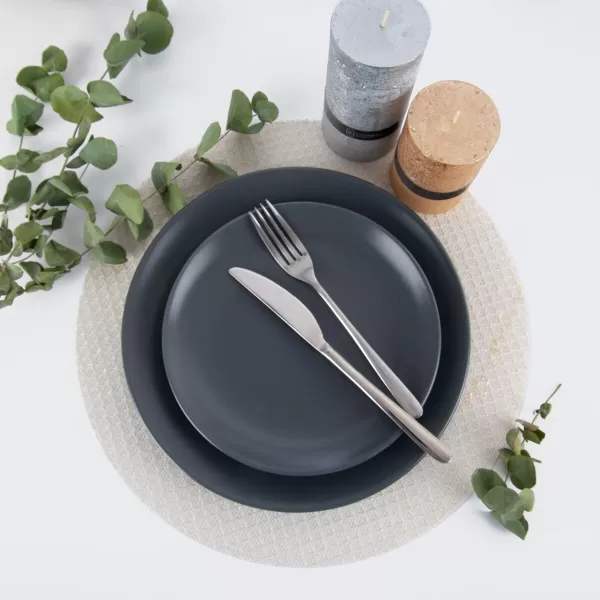 Prostírání UH pr. 38 cm stříbrná