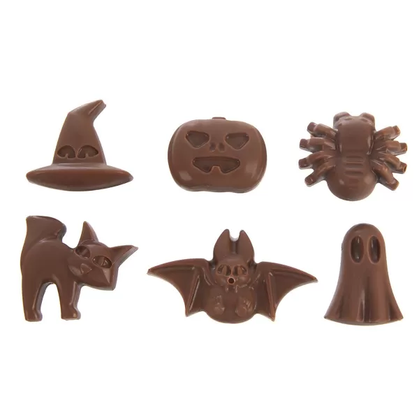 Forma silikon čokoláda Halloween 24 oranžová