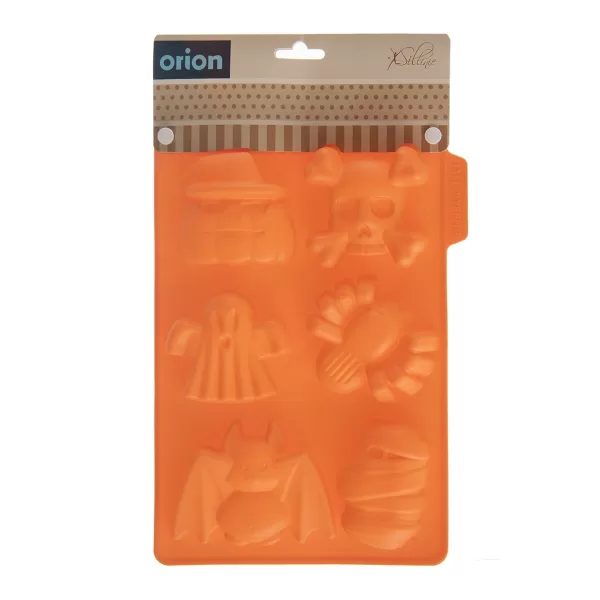 Forma silikon Halloween mix 6 oranžová
