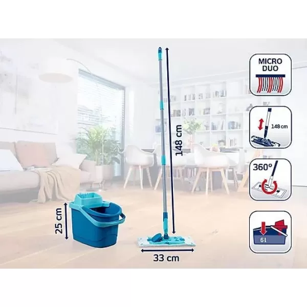 Set PowerClean M + gratis micro duo LEIFHEIT 55515