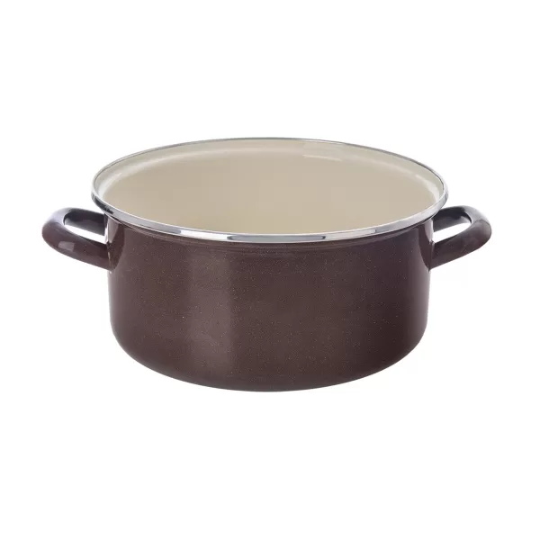 Kastrol smalt BROWN Lem 5 l