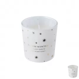 Svíčka sklo vonná pr. 7 cm mix
