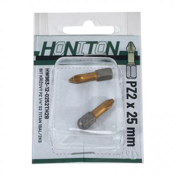 Bit PZ Titan 1/4” | PZ1x25 mm (1bal/2ks)