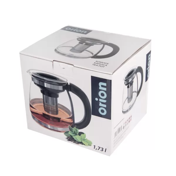 Konvice borosil. sklo/UH+nerez filtr 1,73 l