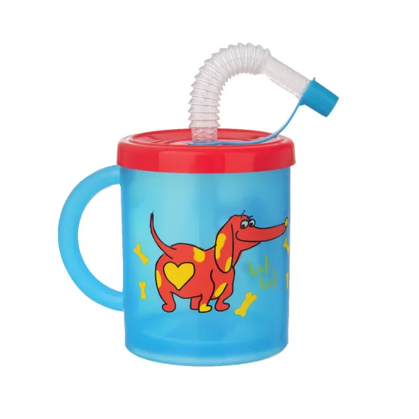 Hrnek UH dětský+pítko Rubby-pejsek 0,3 l